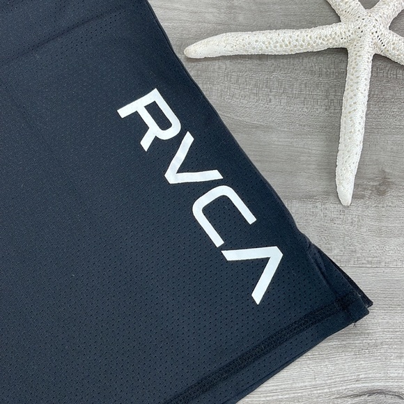 🔆RVCA🔆 WOMENS SHORT SLEEVE TOP SPORT VENT SS VA ESSENTIAL … Top only - Picture 15 of 15